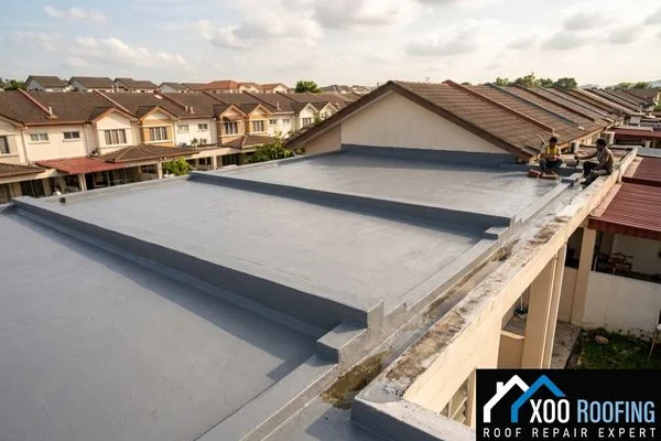 After Roof Waterproofing