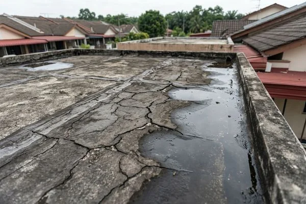 Before Roof Waterproofing