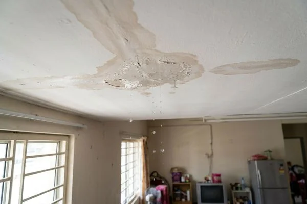 Before Water Leaking Through Ceiling