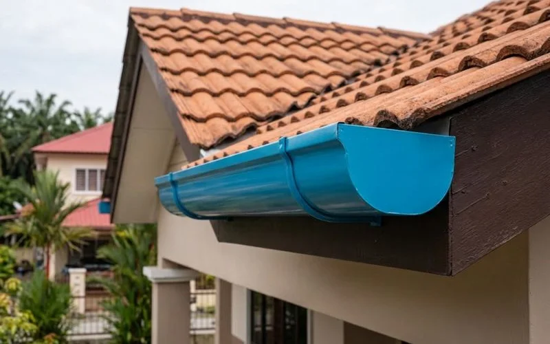 Half-round gutter profile