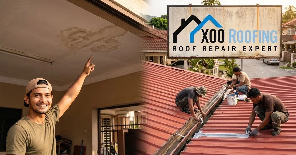 Side by side comparison of roof repair and roof replacement options