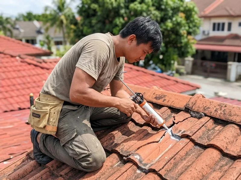Xoo Roofing team working on a residential roof